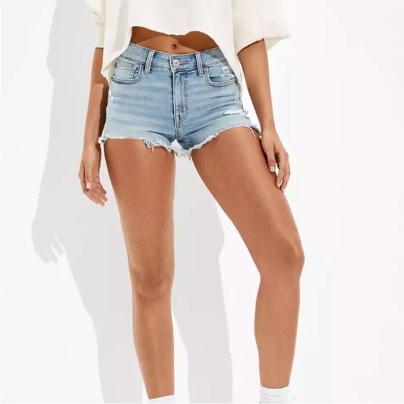 American Eagle High Waisted Shortie Pride Shorts - Picture 2 of 9